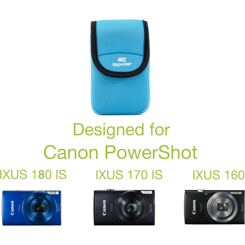 MegaGear Ultra-Light Neoprene Camera Case for Canon PowerShot ELPH 190 IS, ELPH 170 IS, and ELPH 160