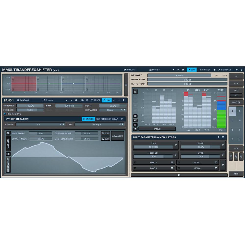 MeldaProduction MMultiBandFreqShifter - Frequency Shifting Plug-In