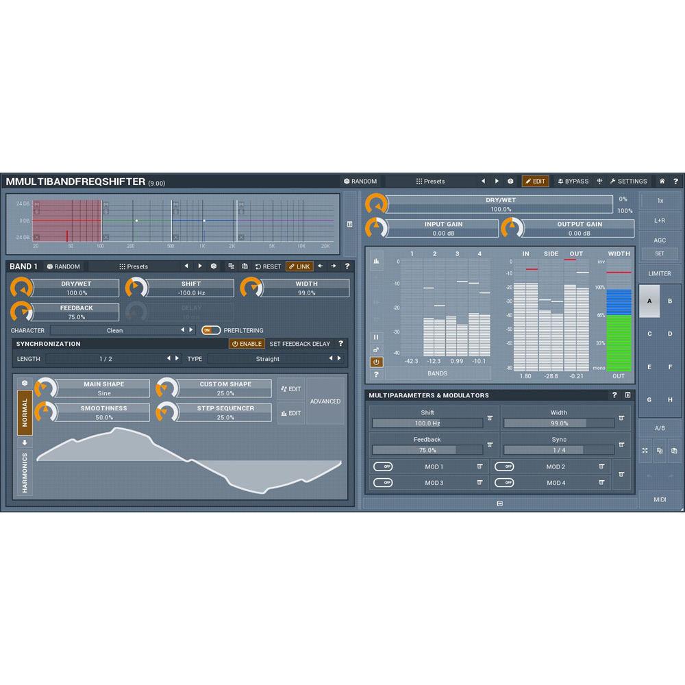MeldaProduction MMultiBandFreqShifter - Frequency Shifting Plug-In