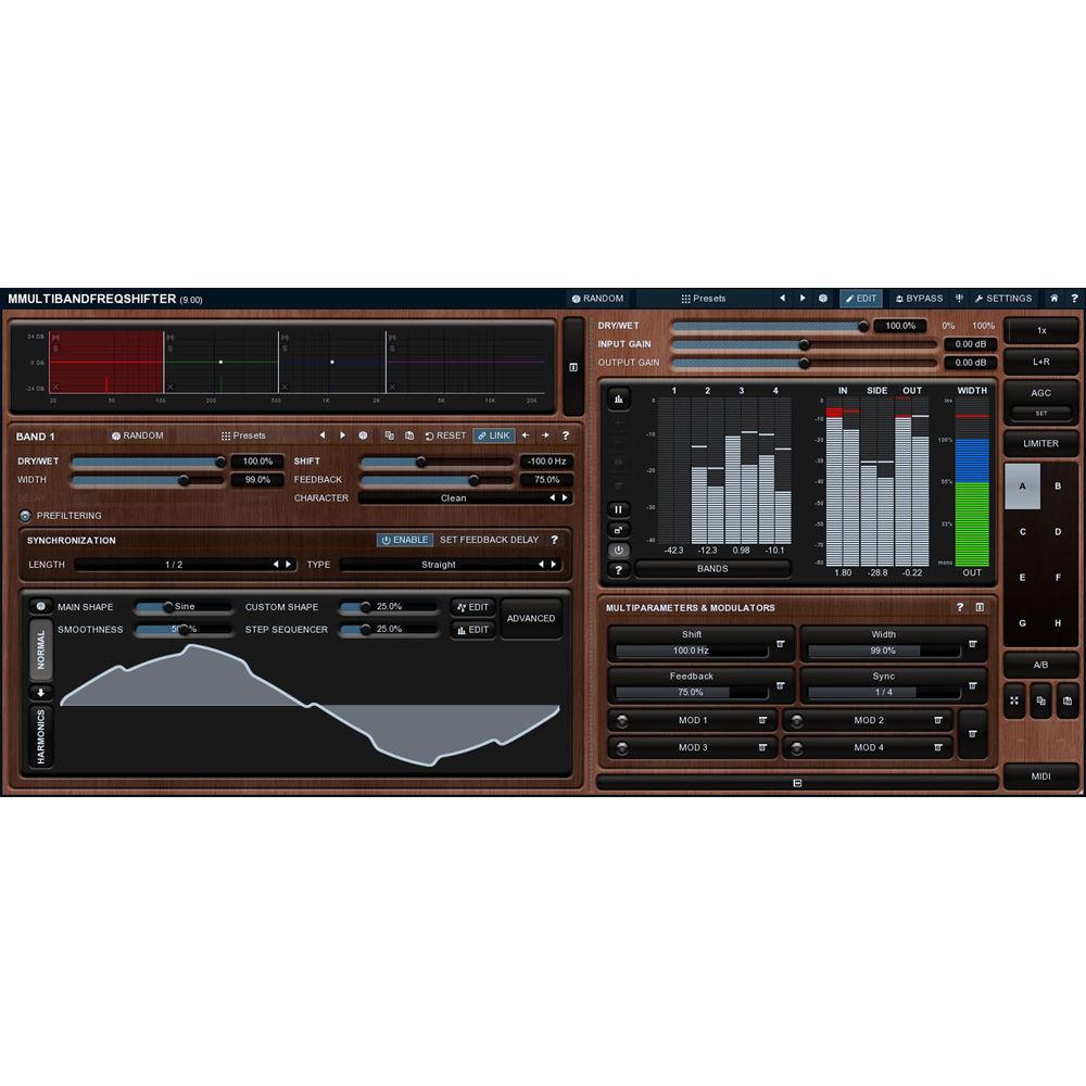 MeldaProduction MMultiBandFreqShifter - Frequency Shifting Plug-In