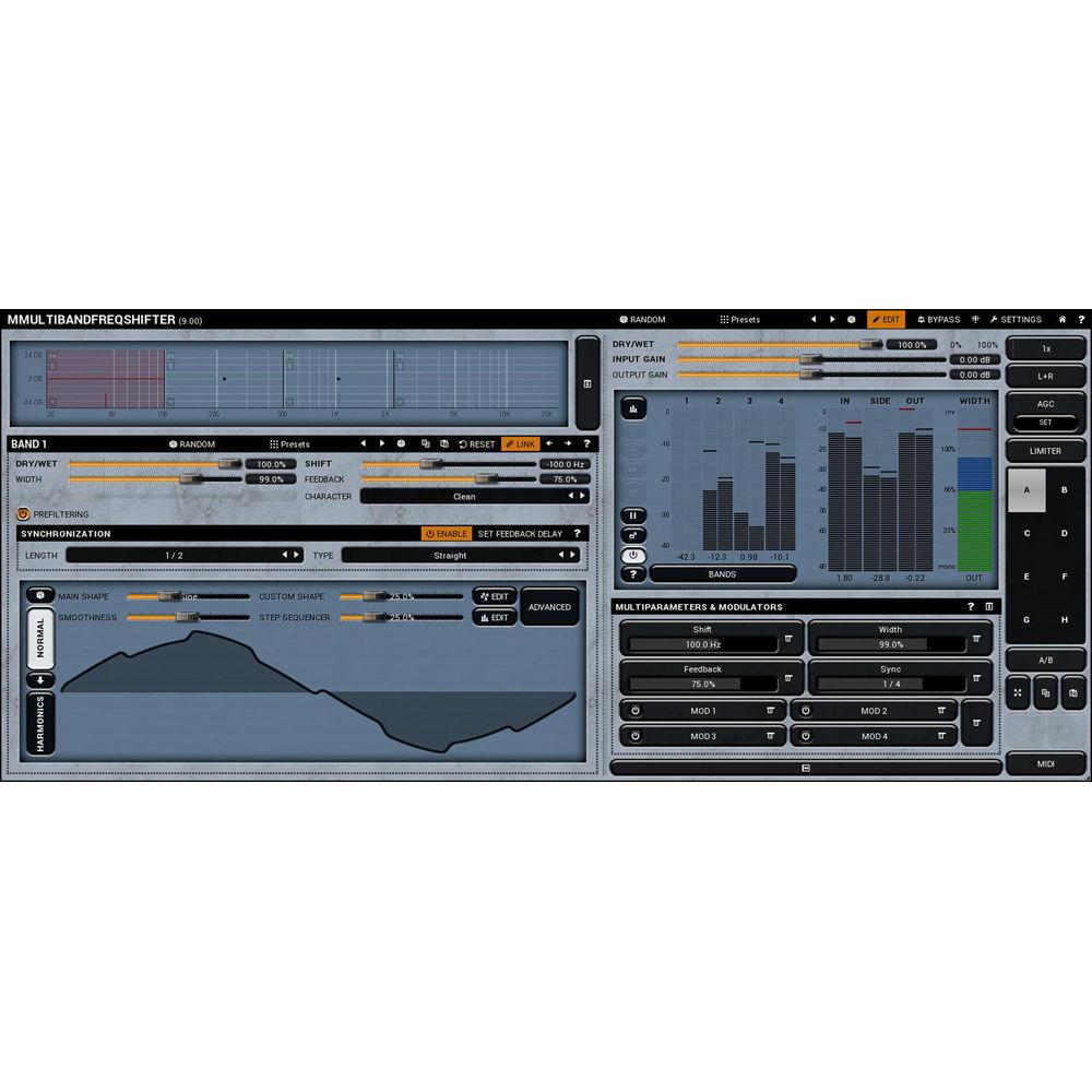 MeldaProduction MMultiBandFreqShifter - Frequency Shifting Plug-In