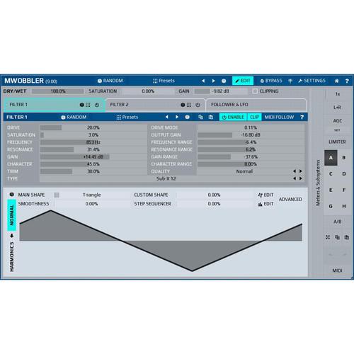 MeldaProduction MWobbler - Distorting Filter Plug-In