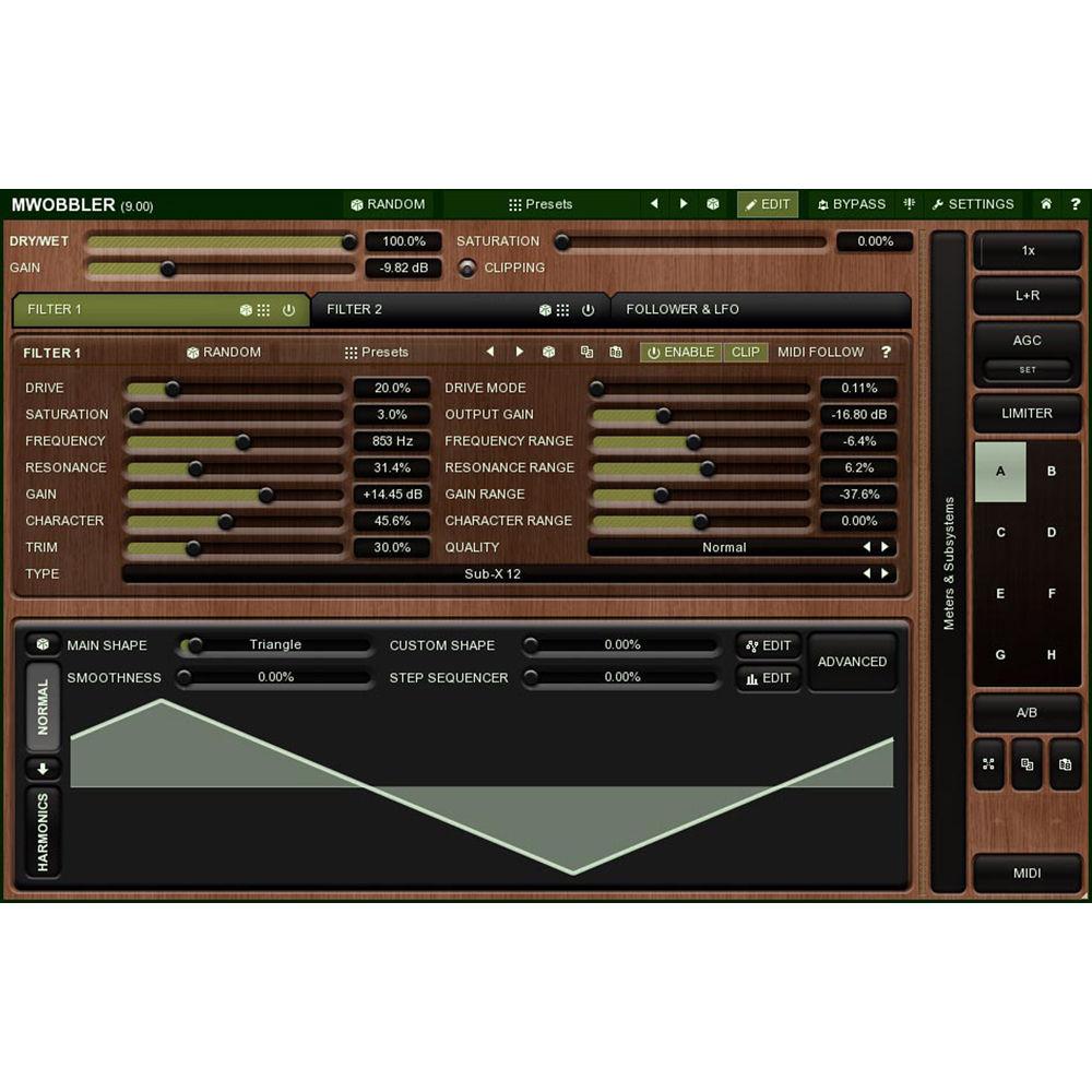MeldaProduction MWobbler - Distorting Filter Plug-In