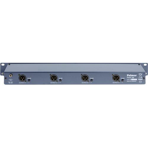 Palmer PAN 08 19" DI Line Isolation 4-Channel Active Box