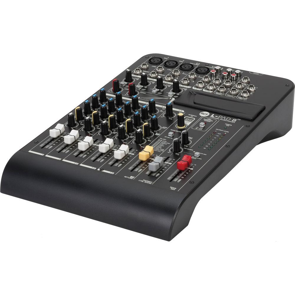 RCF LIVEPAD L-PAD 8CX 8-Channel Mixing Console with Effects