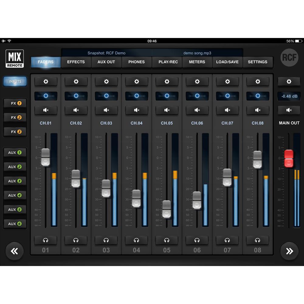 RCF M 18 Digital Mixer with Integrated Effects