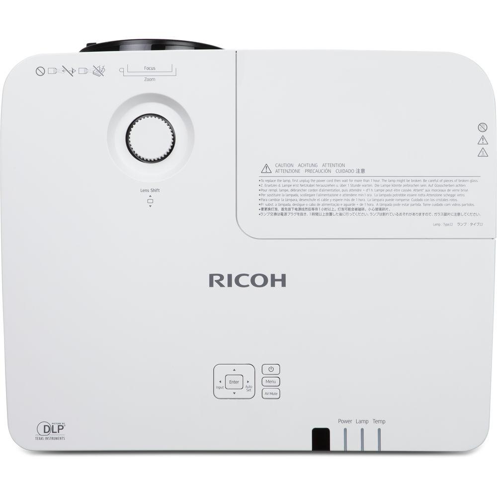Ricoh PJ WU5570 5500-Lumen WUXGA DLP Projector
