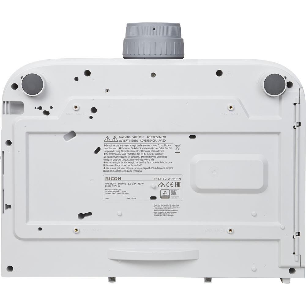 Ricoh PJ WU6181N 6200-Lumen WUXGA LCD Projector