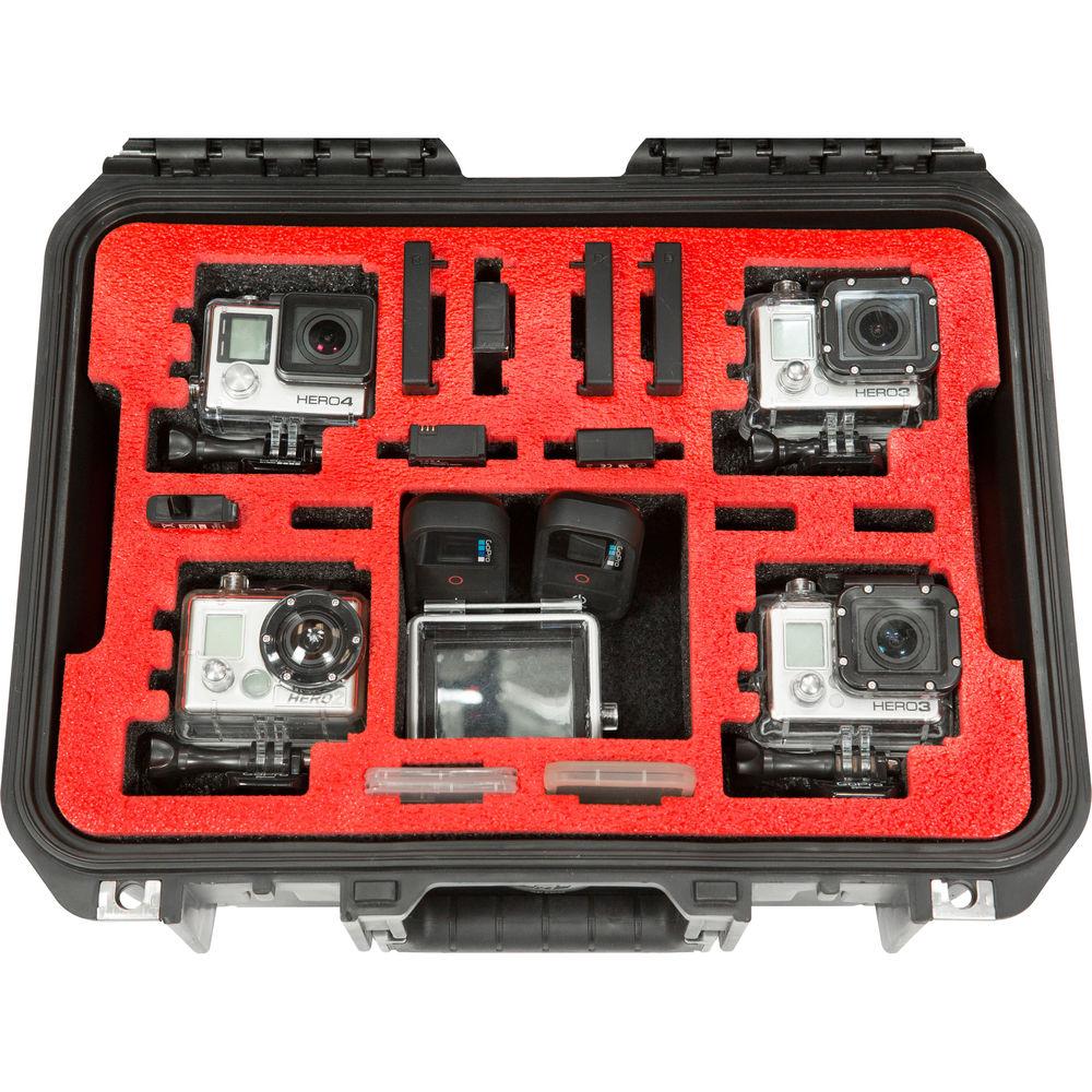 SKB iSeries 1309-6 Waterproof Dual-Layer Case for 4 GoPro Cameras