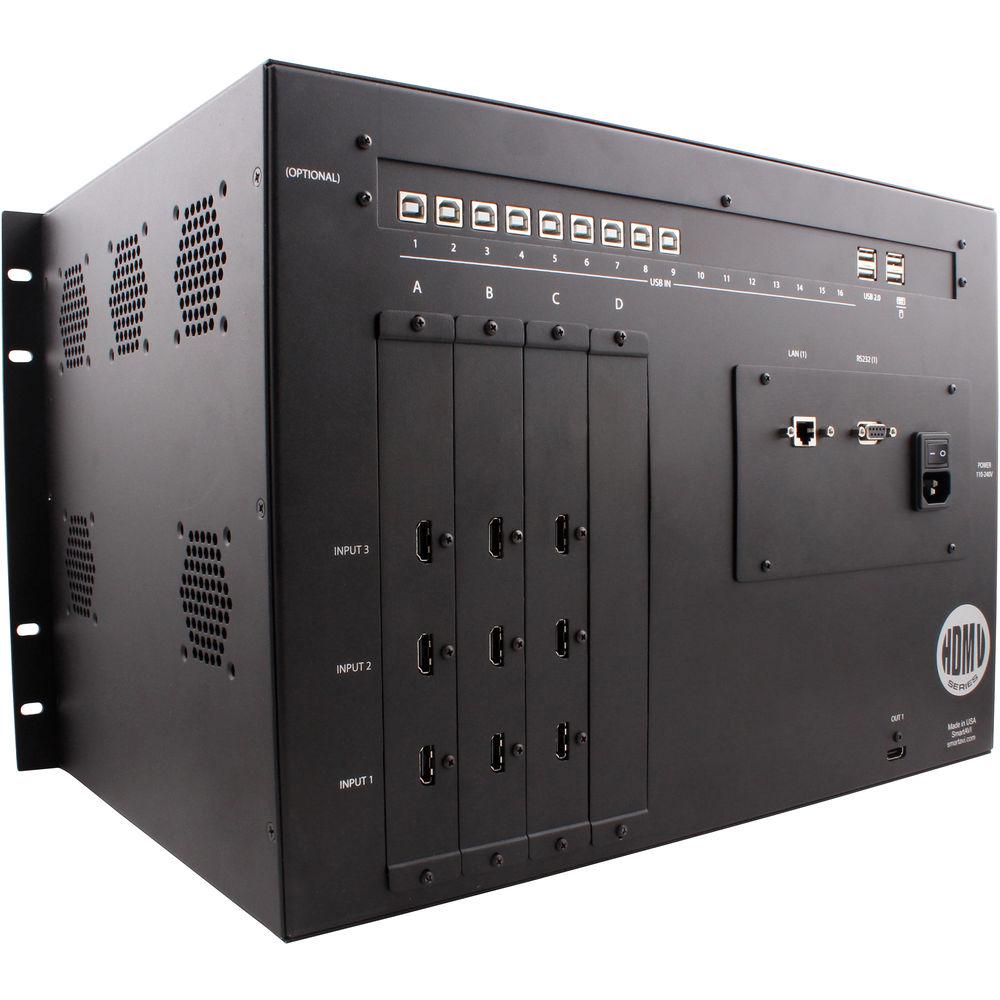 Smart-AVI 9-Port HDMI Real-Time Multiviewer and USB KVM Switch