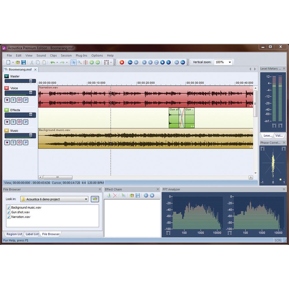 Acon Digital Acoustica Standard Edition 6 - Stereo Audio Editor