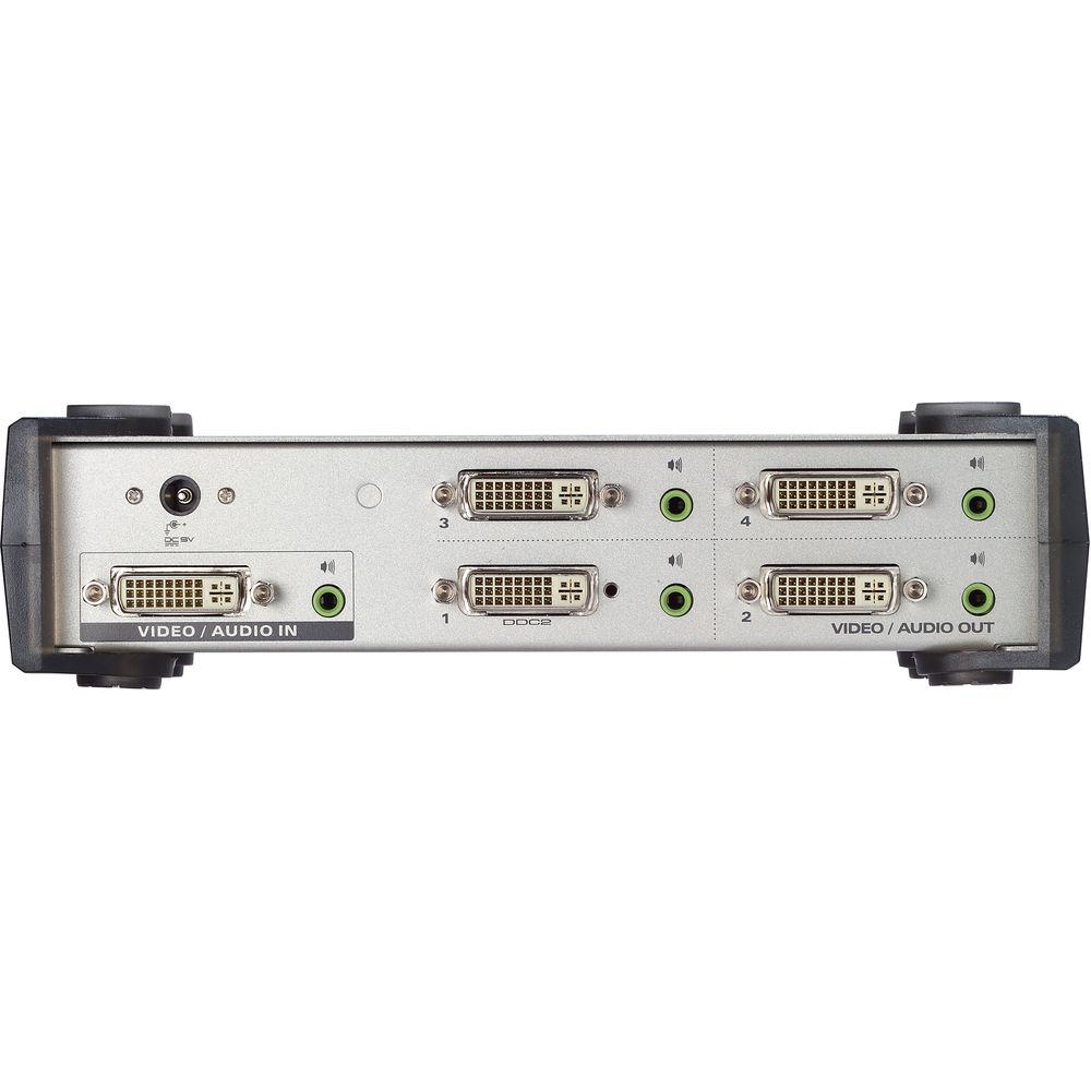 ATEN VS164 4-Port DVI Video KVM Splitter