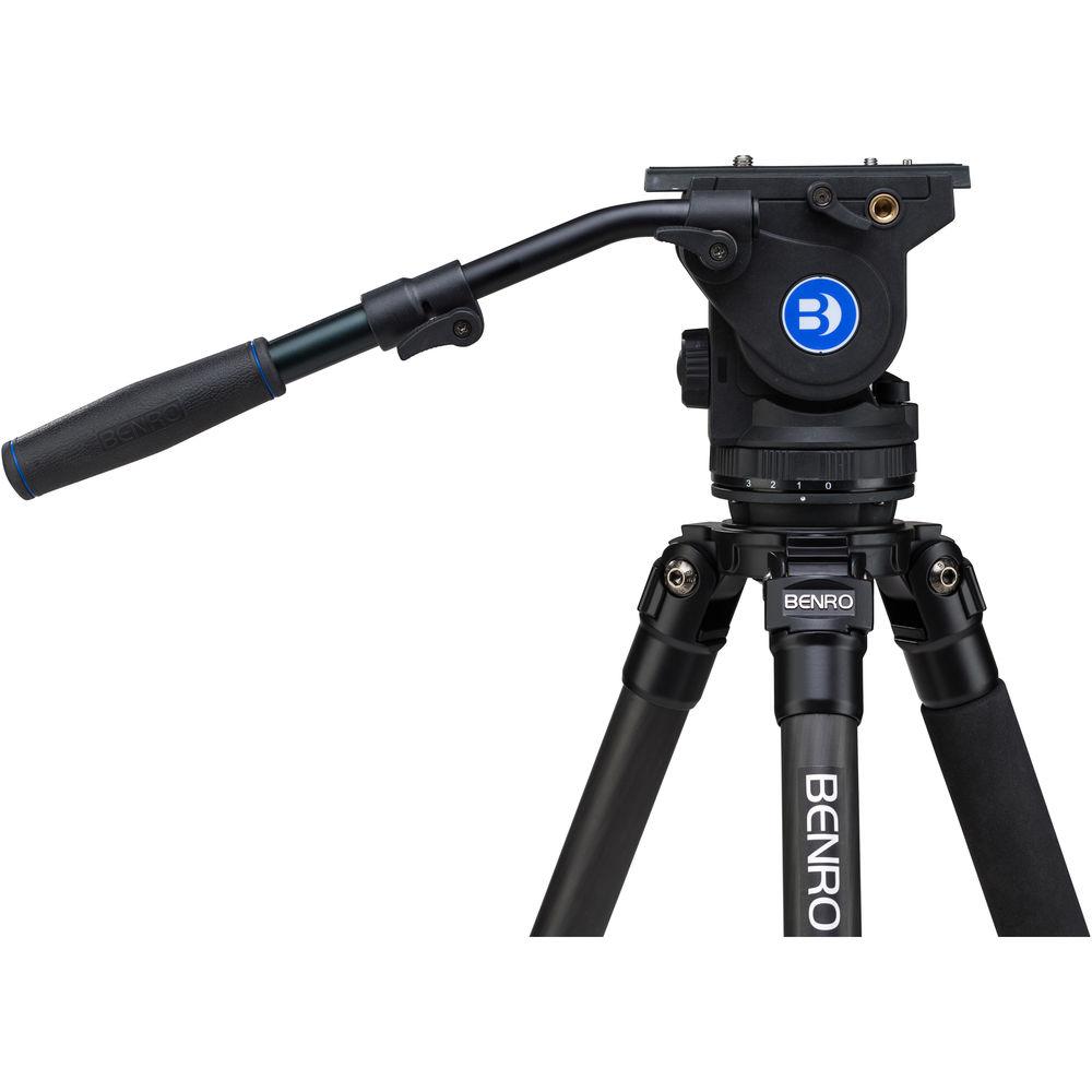 Benro C373F Series 3 Carbon Fiber Video Tripod and BV6 Head