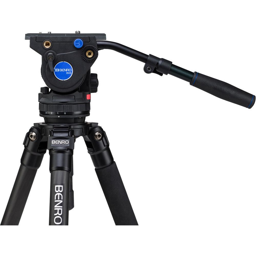 Benro C373F Series 3 Carbon Fiber Video Tripod and BV6 Head