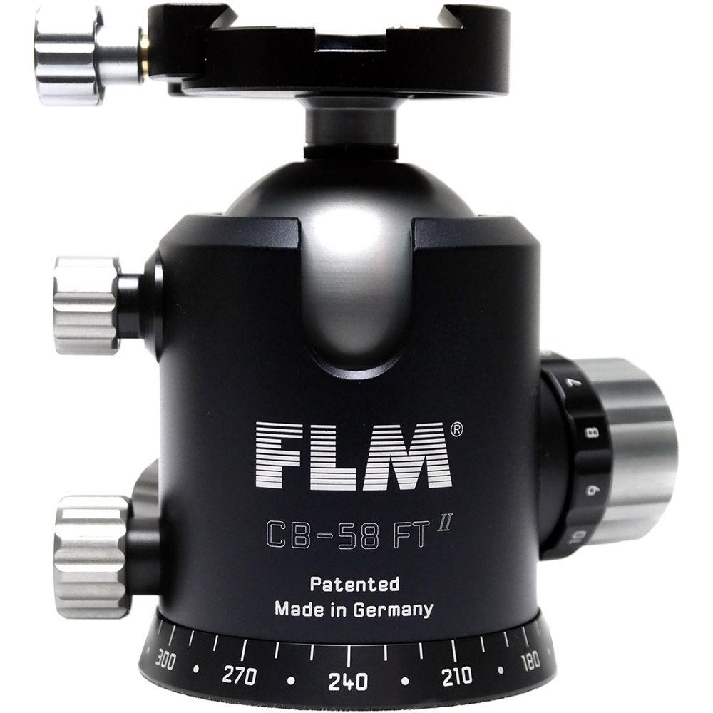 FLM CB-58FTR Professional FT Series Ball Head with SRB-60 QR Clamp