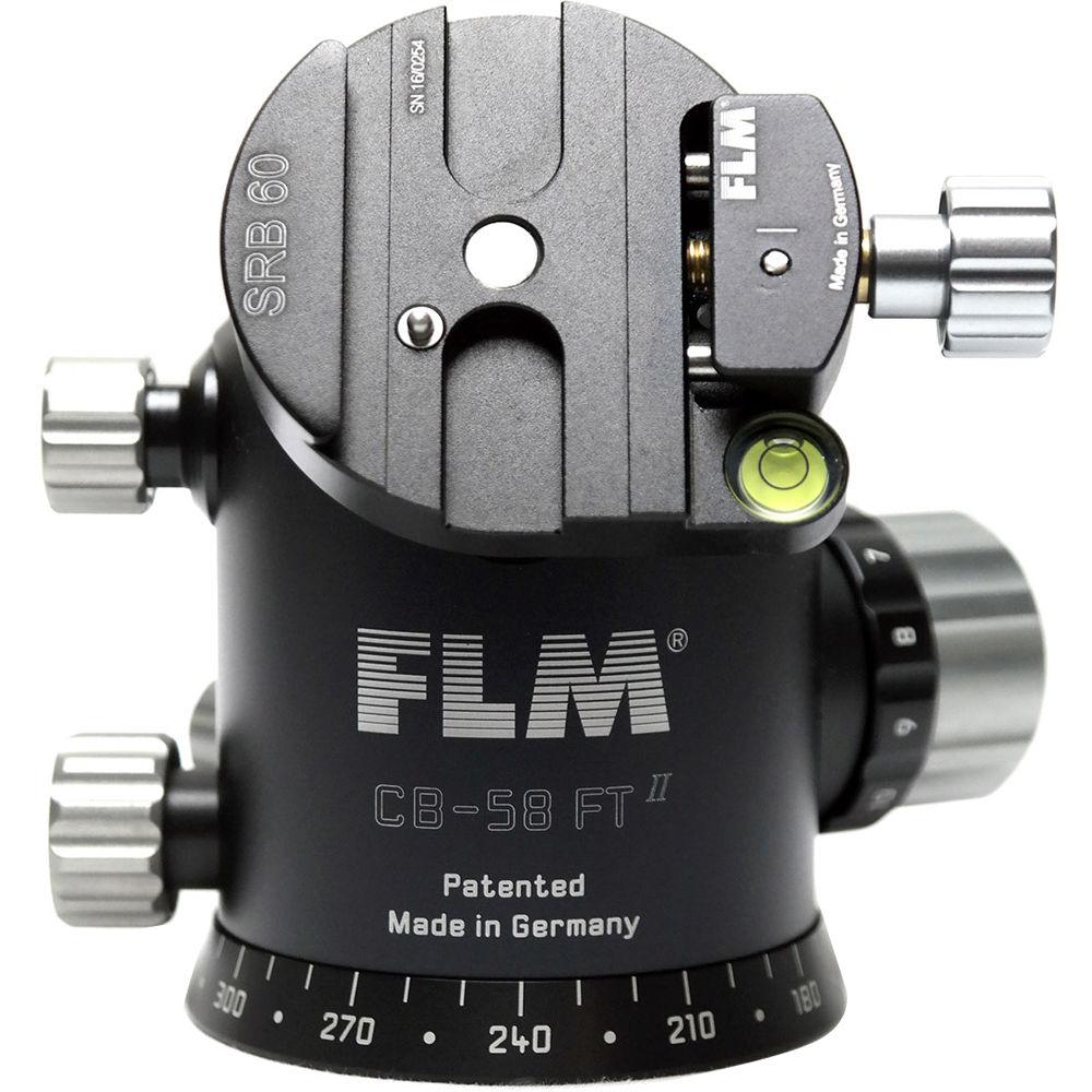 FLM CB-58FTR Professional FT Series Ball Head with SRB-60 QR Clamp