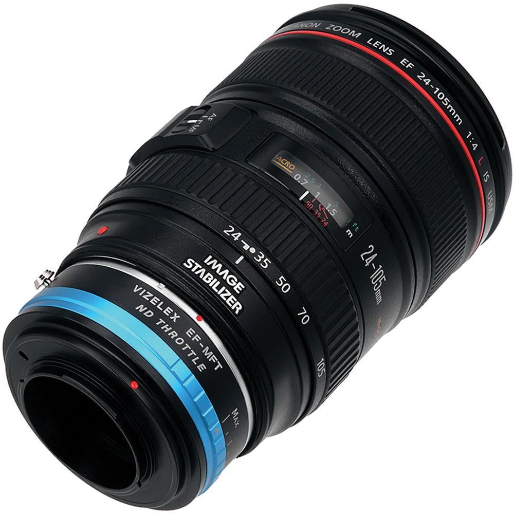 FotodioX Canon EF EF-S Lens to Micro Four Thirds Camera Vizelex ND Throttle Adapter