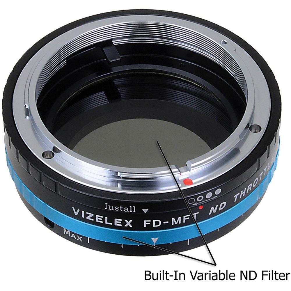 FotodioX Canon FD Lens to Micro Four Thirds Camera Vizelex ND Throttle Adapter