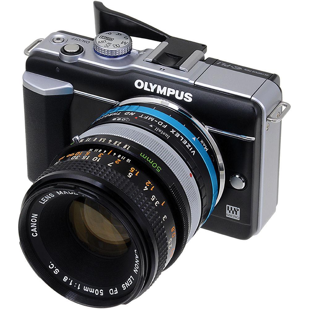 FotodioX Canon FD Lens to Micro Four Thirds Camera Vizelex ND Throttle Adapter