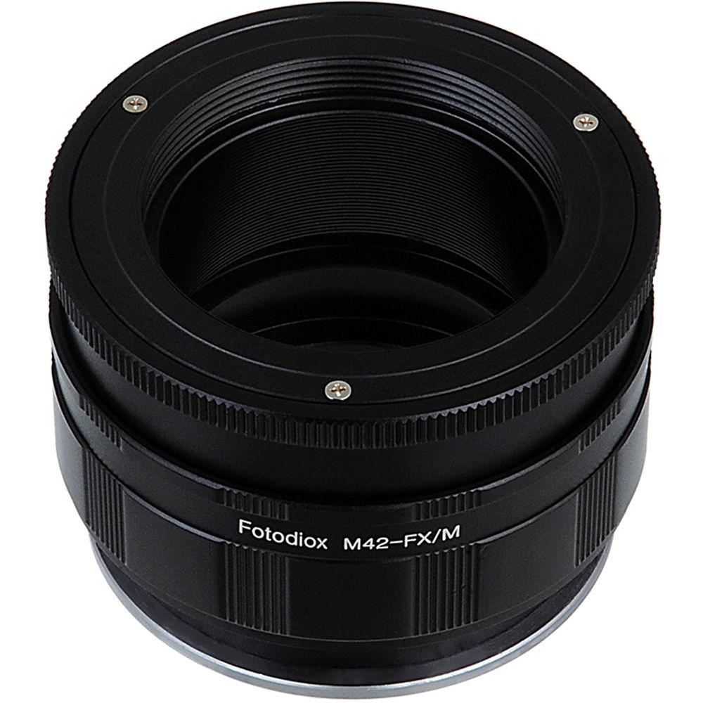 FotodioX M42 Screw-Mount Lens to Fujifilm X-Series Camera Adapter with Macro