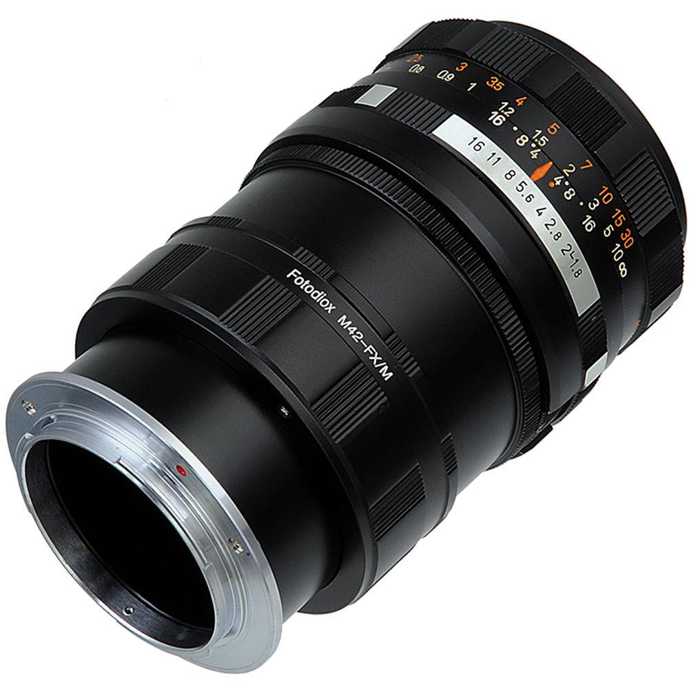 FotodioX M42 Screw-Mount Lens to Fujifilm X-Series Camera Adapter with Macro