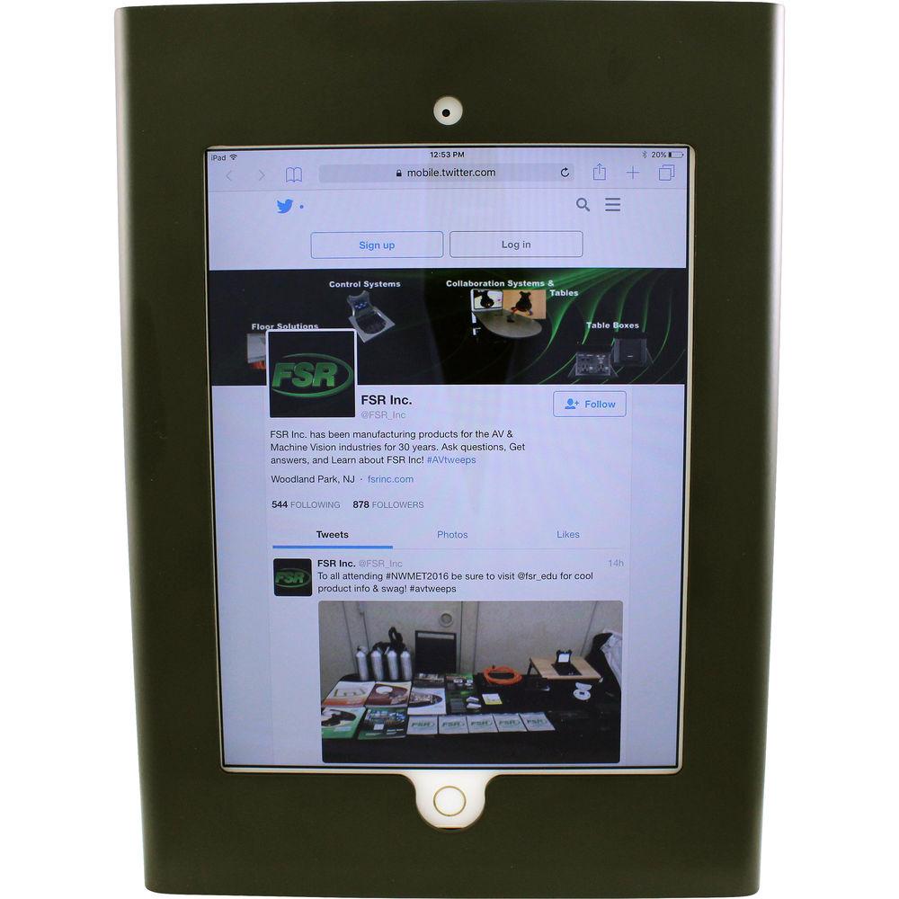 FSR Wall Enclosure with Access to Home Button & Camera for iPad Air 1 2