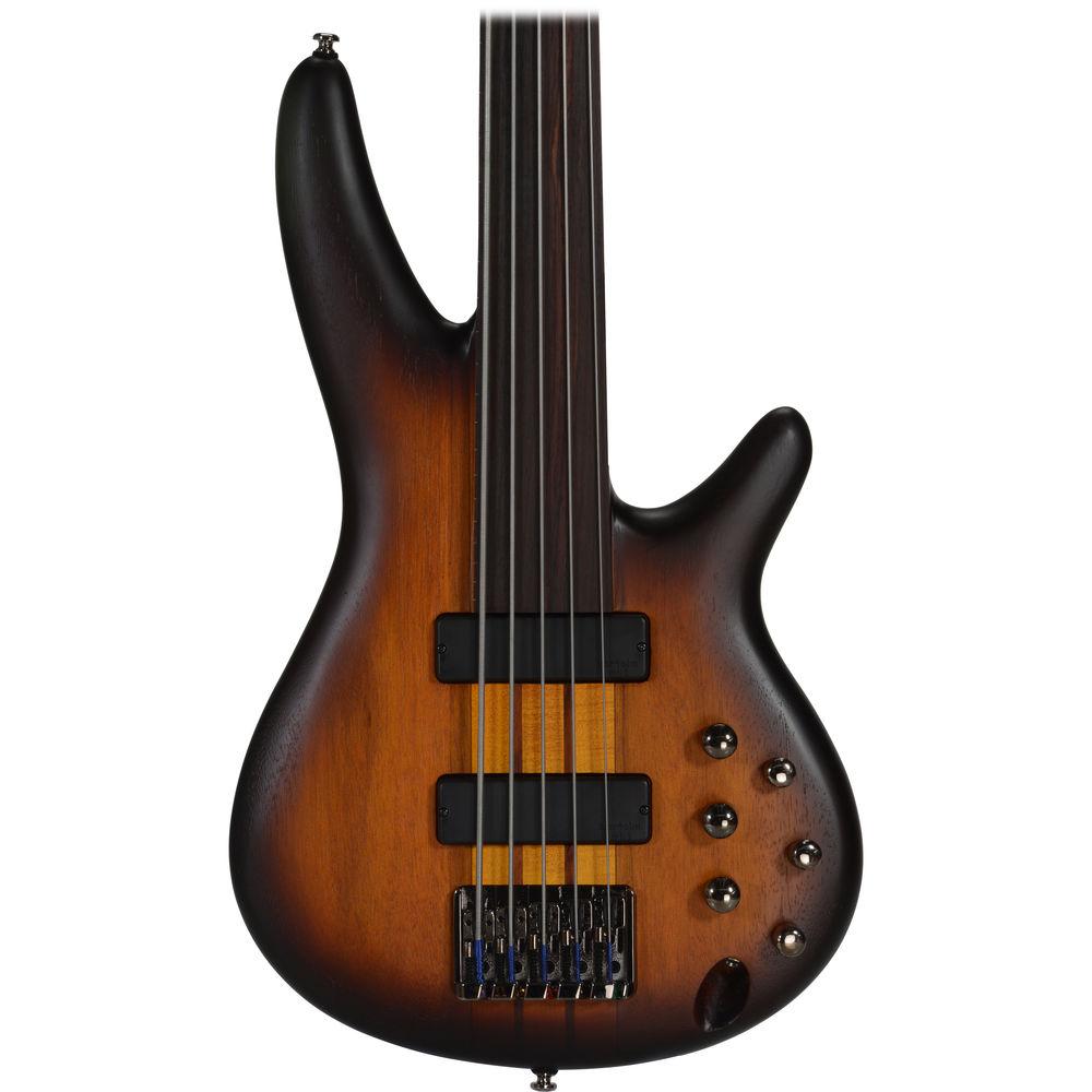 Ibanez SR Series SRF705 Bass Workshop 5-String Fretless Electric Bass Guitar