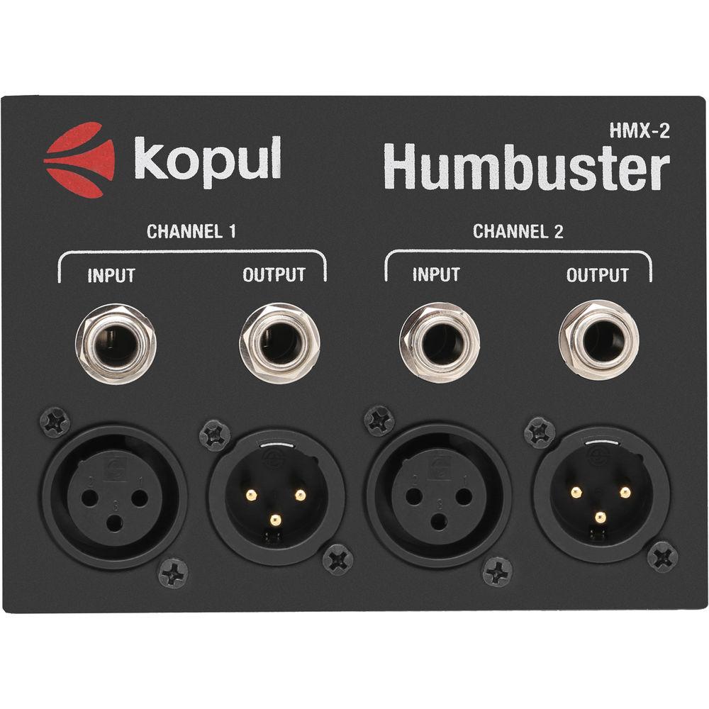 Kopul HMX-2 Humbuster - Dual-Channel Hum Eliminator with XLR and 1 4" Connectors