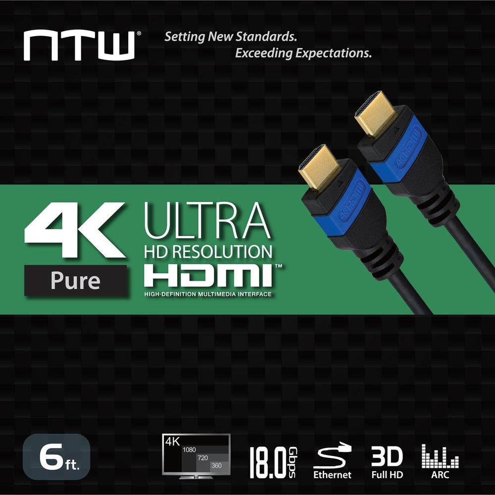 NTW Ultra HD PURE High-Speed HDMI Cable with Ethernet