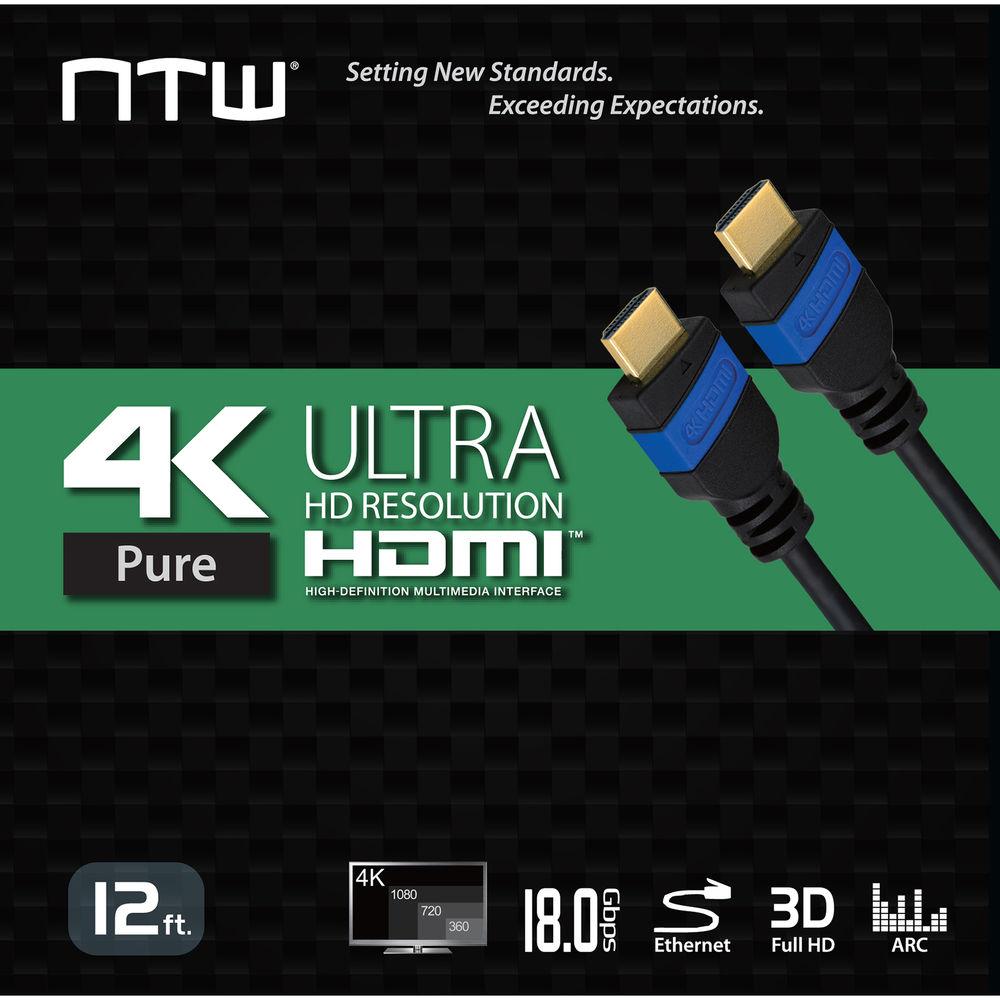 NTW Ultra HD PURE High-Speed HDMI Cable with Ethernet