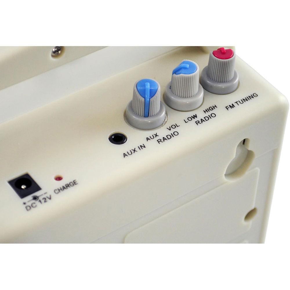 Pyle Pro PWMA100 Wireless Portable Rechargeable PA System with Wireless Microphone