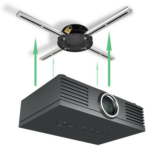 Pyle Pro Universal Anti-Theft Projector Ceiling Mount with Rotation & Tilt Adjustment