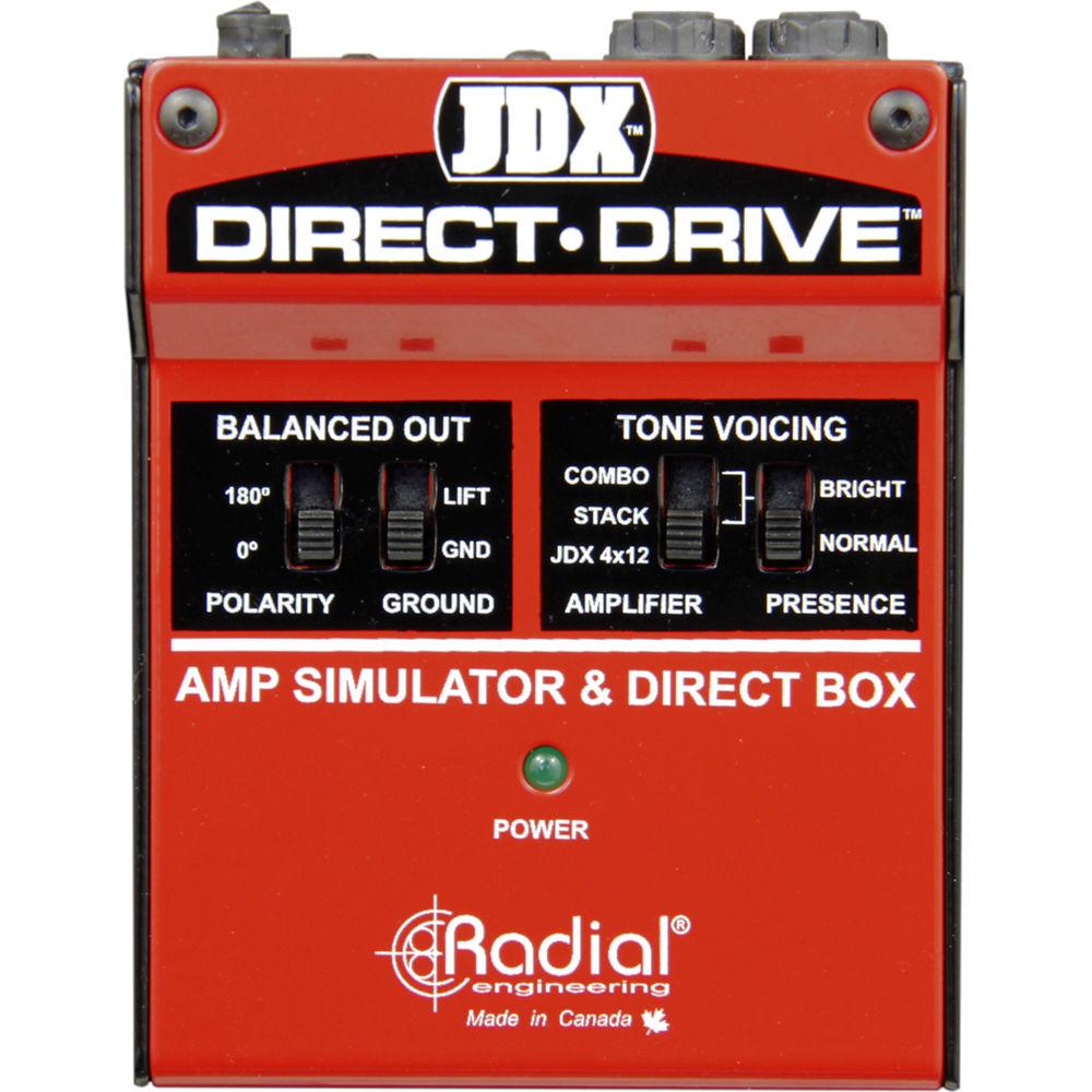 Radial Engineering JDX Direct Drive Amp Simulator and DI Box