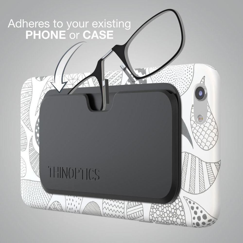 ThinOPTICS Smartphone 1.50 Reading Glasses with Universal Pod