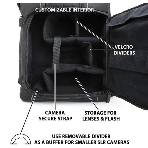 USA GEAR S17 DSLR Camera Backpack