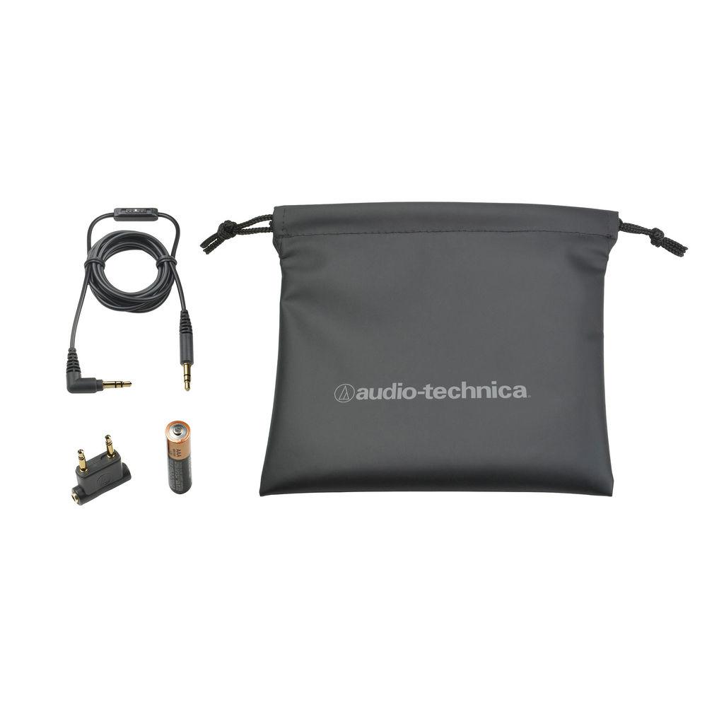 Audio-Technica Consumer ATH-ANC20 QuietPoint Active Noise-Cancelling On-Ear Headphones