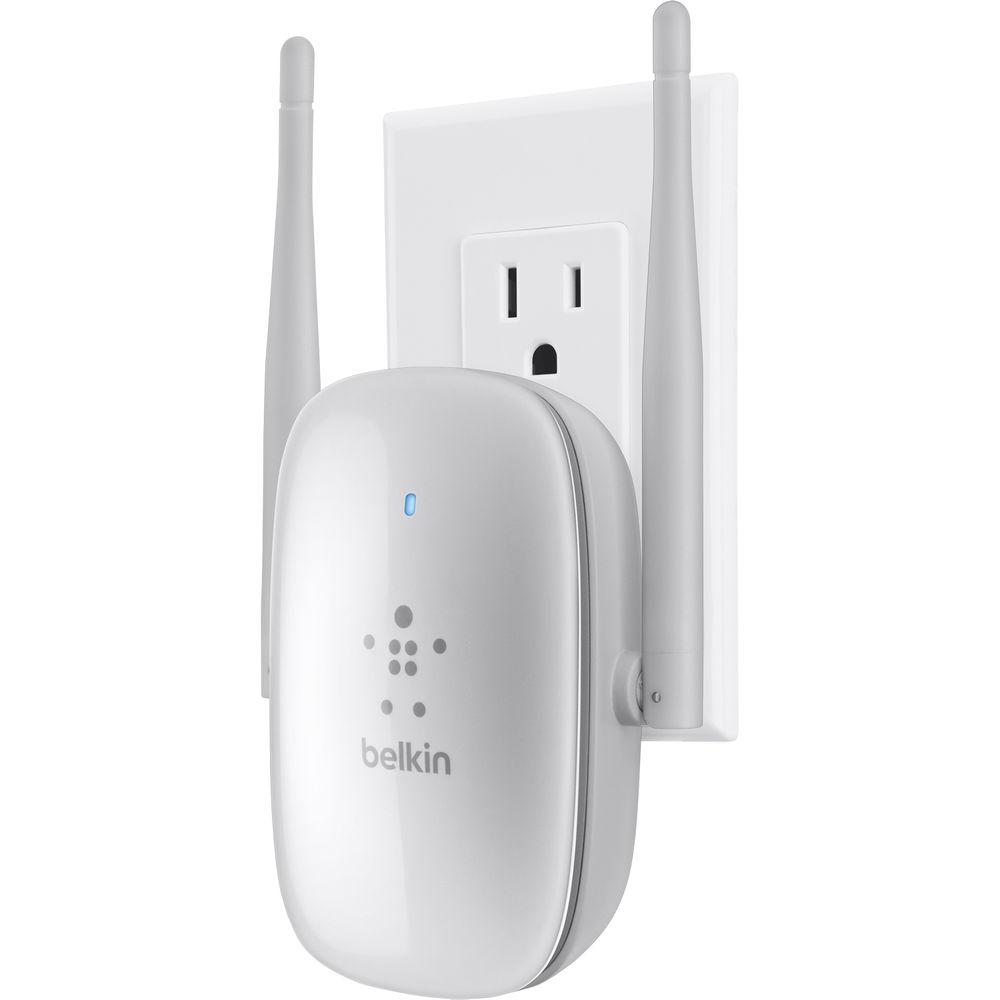 Belkin N600 Dual-Band Wi-Fi Range Extender, Belkin, N600, Dual-Band, Wi-Fi, Range, Extender