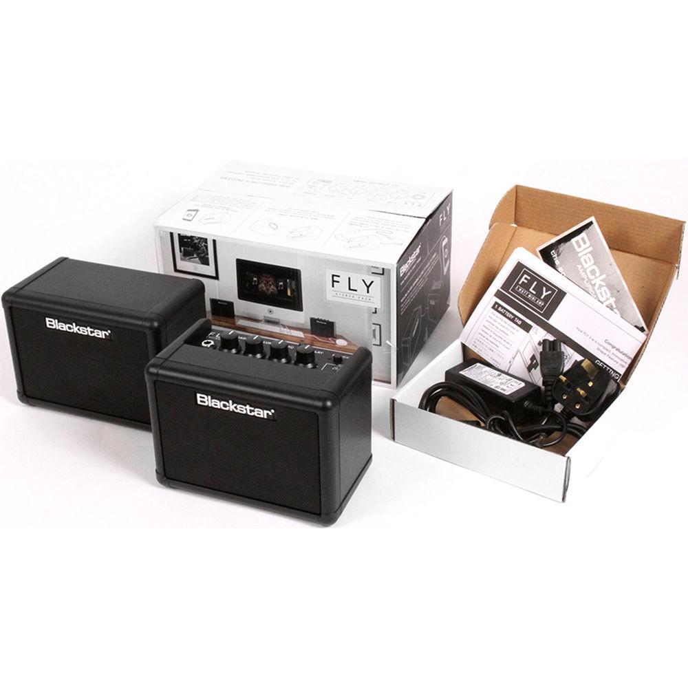 Blackstar FLY Stereo Pack - Battery-Powered Mini Guitar Amp, Extension Cabinet & Power Supply