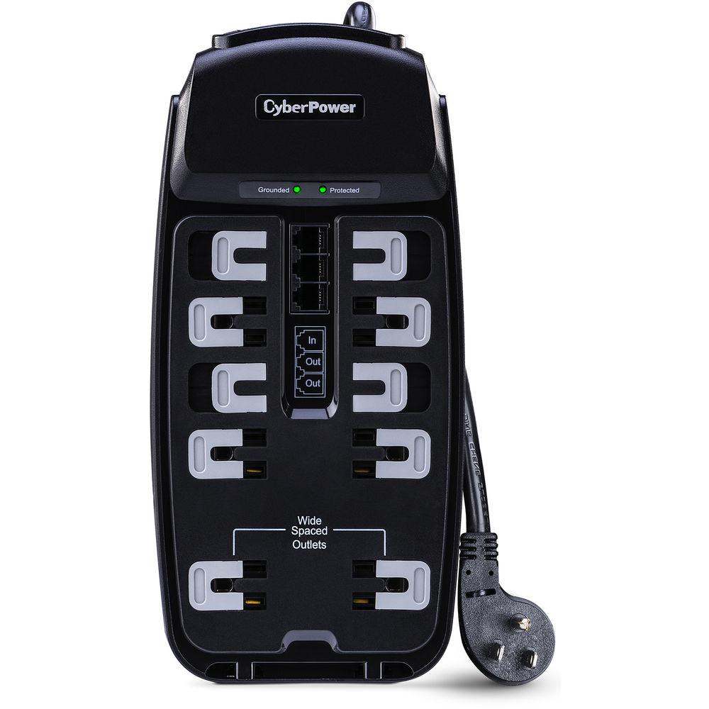 CyberPower CSP1008T 10-Outlet Professional Surge Protector