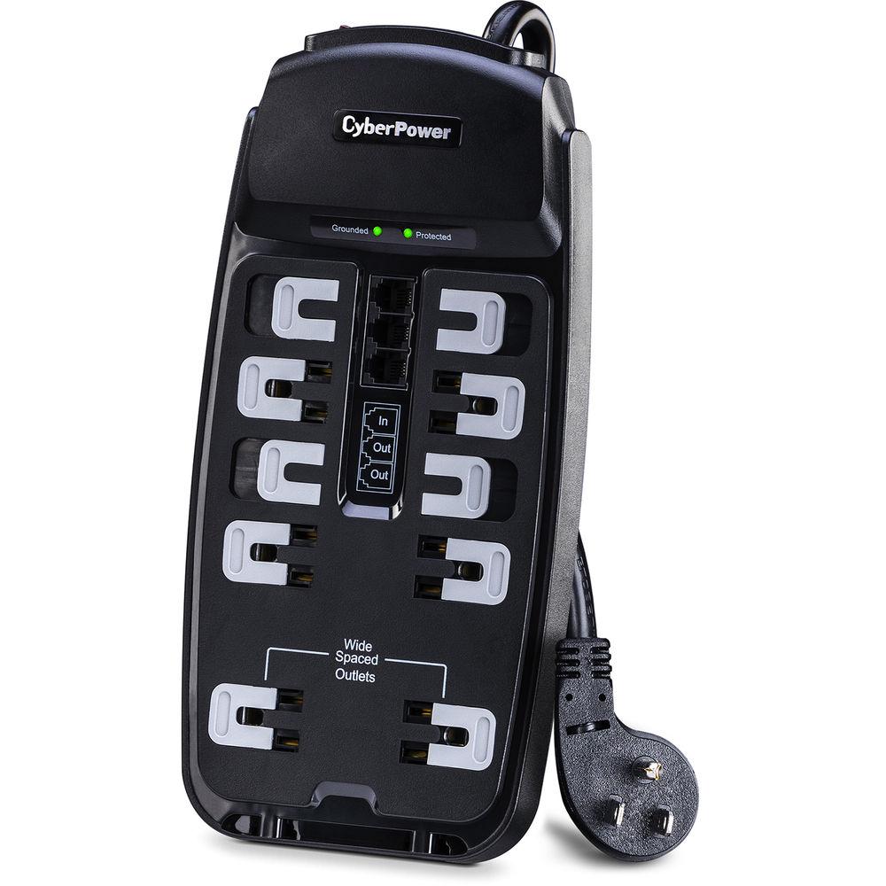 CyberPower CSP1008T 10-Outlet Professional Surge Protector