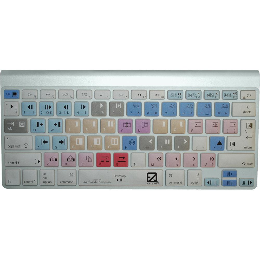 EZQuest Avid Media Composer Keyboard Cover for MacBook, MacBook Air, MacBook Pro, and Apple Wireless Keyboard
