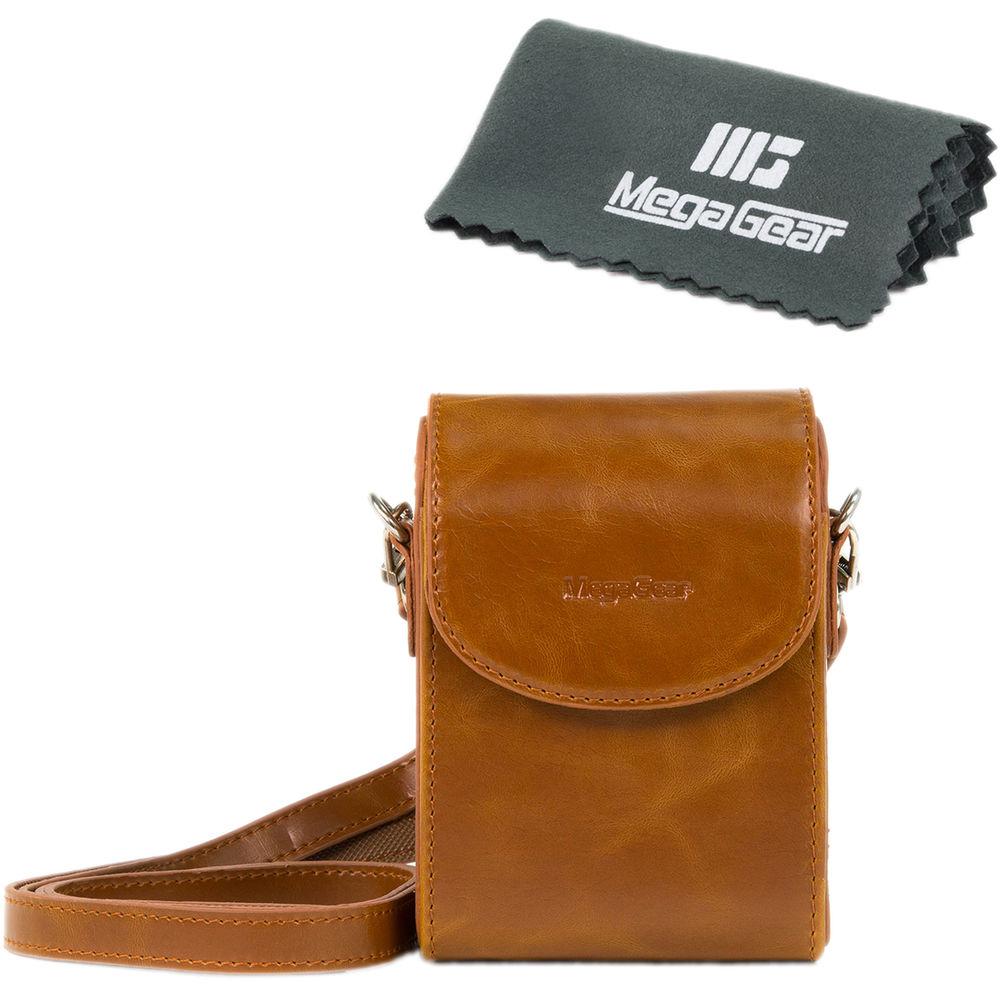 MegaGear Leather Camera Case for Canon PowerShot G7 X Mark II or Canon PowerShot G7 X