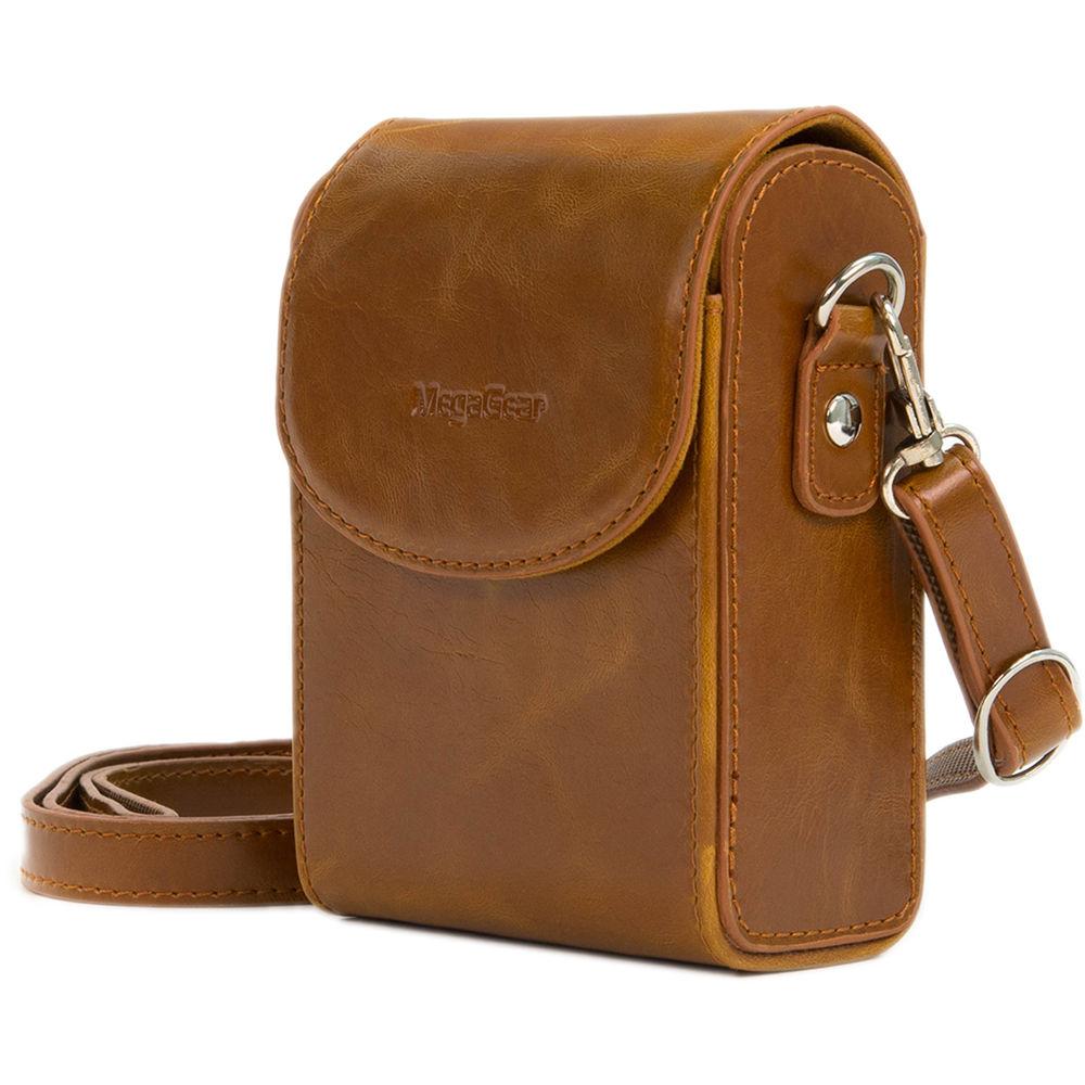 MegaGear Leather Camera Case for Canon PowerShot G7 X Mark II or Canon PowerShot G7 X