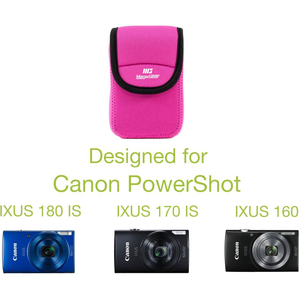 MegaGear Ultra-Light Neoprene Camera Case for Canon PowerShot ELPH 190 IS, ELPH 170 IS, and ELPH 160