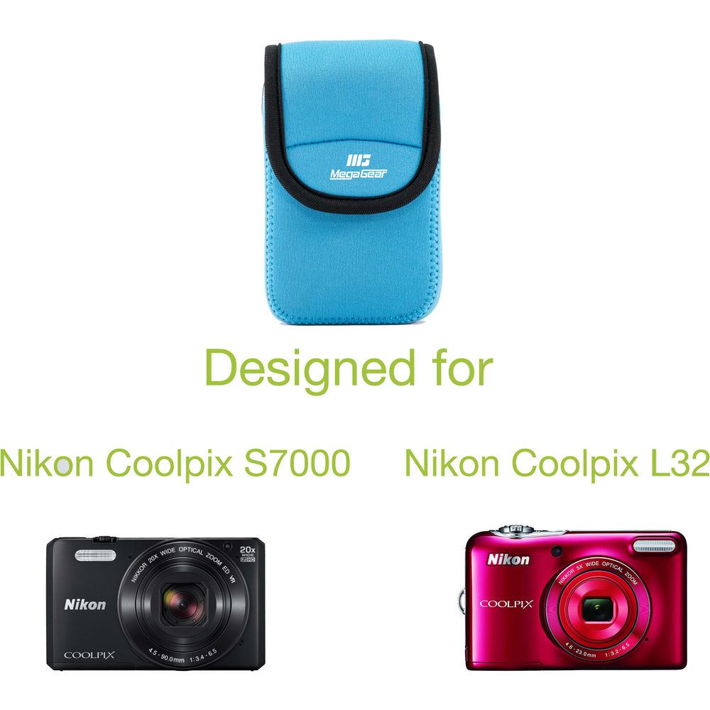 MegaGear Ultra-Light Neoprene Camera Case for Nikon COOLPIX S7000 and L32