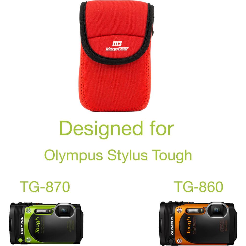 MegaGear Ultra-Light Neoprene Camera Case for Olympus Stylus Tough TG-870 and TG-860