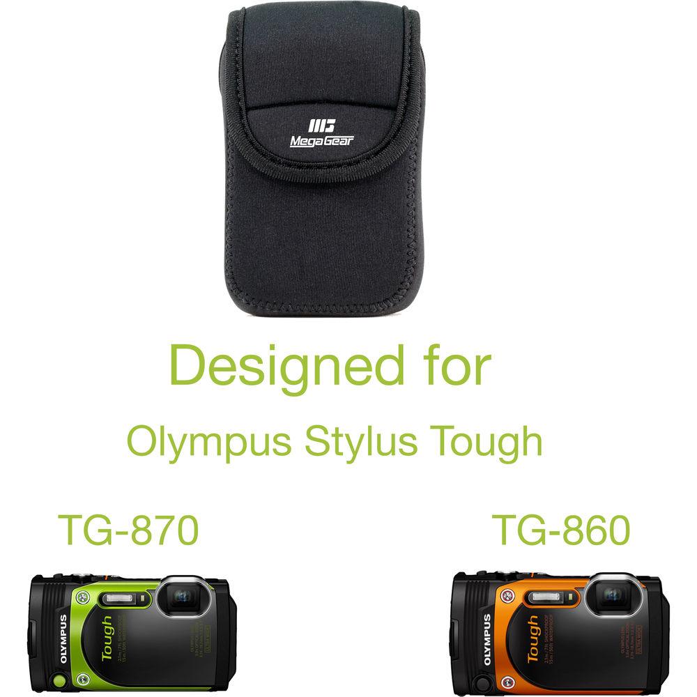 MegaGear Ultra-Light Neoprene Camera Case for Olympus Stylus Tough TG-870 and TG-860