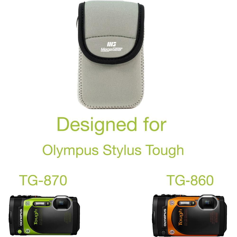 MegaGear Ultra-Light Neoprene Camera Case for Olympus Stylus Tough TG-870 and TG-860