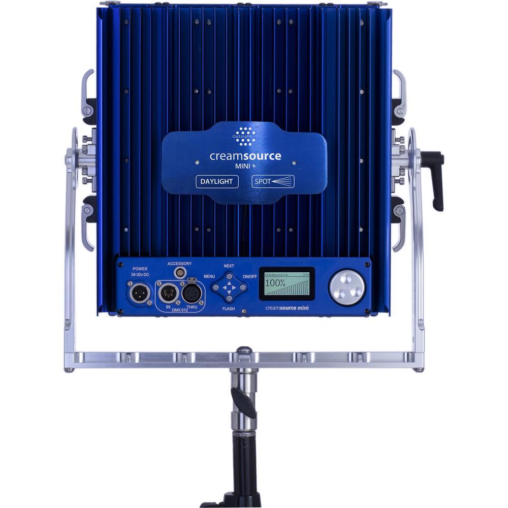 Outsight Creamsource Mini Doppio Daylight 1x1 LED Panel Gaffer Kit