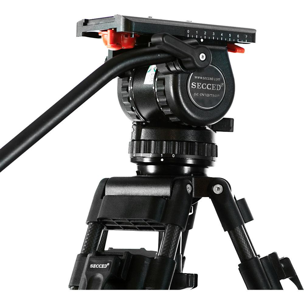 Secced Cinekit 2 Kit with Two-Stage Carbon Fiber Tripod & Fluid Head